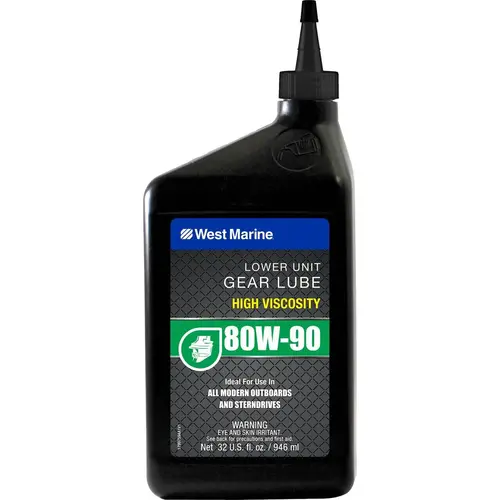 High-Viscosity 80W-90 Lower Unit Gear Lube, Quart High-Viscosity 80W-90 Lower Unit Gear Lube, Quart