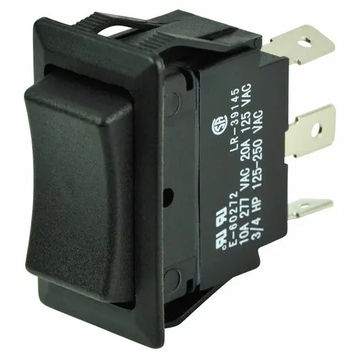 Rocker Switch, (On)/Off/(On), SPDT Rocker Switch, (On)/Off/(On), SPDT