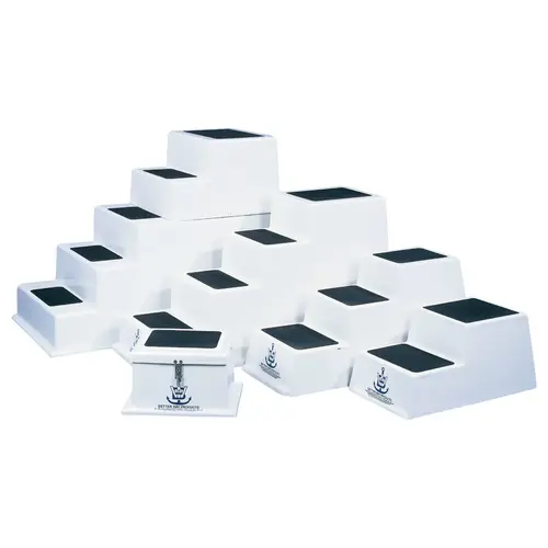 1-Step Dock Step 18"D x 22"W x 12"H White 1-Step Dock Step 18"D x 22"W x 12"H White