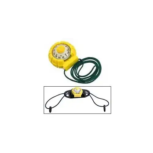 SportAbout Hand Bearing Compass Yellow with White Card SportAbout Hand Bearing Compass Yellow with White Card