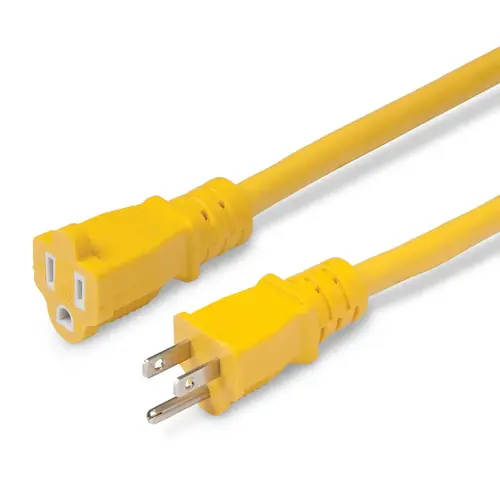 Marinco 25 Foot Extension Cord, 15 Amp, 12/3 AWG, Yellow Marinco 25 Foot Extension Cord, 15 Amp, 12/3 AWG, Yellow