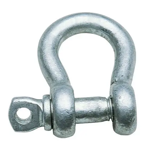 1/2" Galvanized Steel Screw Pin Anchor Shackle, 4000lb. SWL 1/2" Galvanized Steel Screw Pin Anchor Shackle, 4000lb. SWL