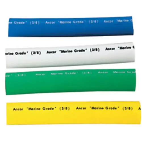 Heat Shrink Tubing Assortment, <18 Wire Gauge 3/4" Dia. x 3"L, Yellow/White/Blue/Green 4-Pack Multi Heat Shrink Tubing Assortment, <18 Wire Gauge 3/4" Dia. x 3"L, Yellow/White/Blue/Green 4-Pack Multi