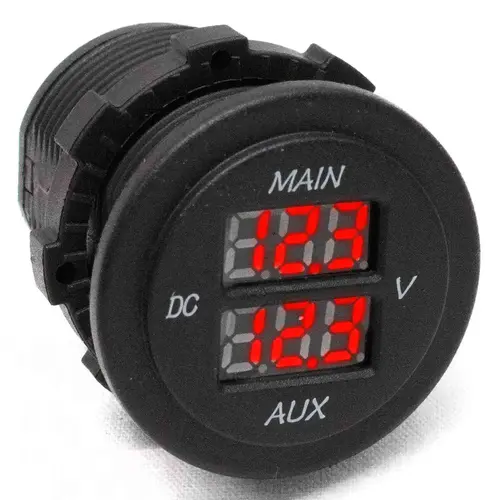 Socket Sized Dual Digital Voltmeter Socket Sized Dual Digital Voltmeter