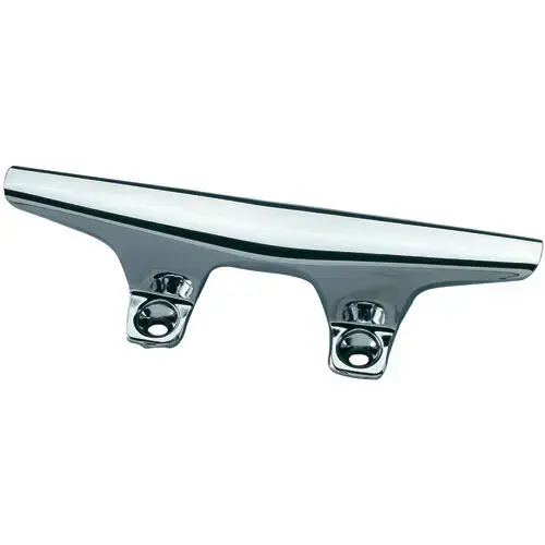6" Open-Base Cleat, Chrome-Plated Zinc 6" Open-Base Cleat, Chrome-Plated Zinc