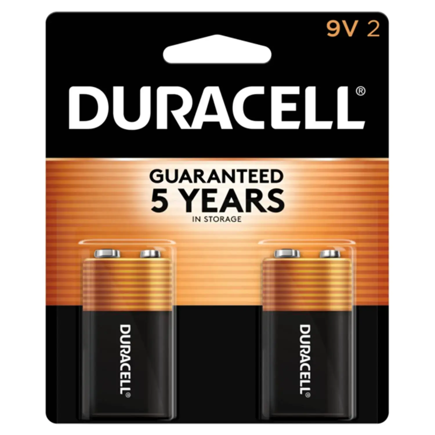DURACELL Coppertop 9V Battery 2-Pack DURMN1604B2Z