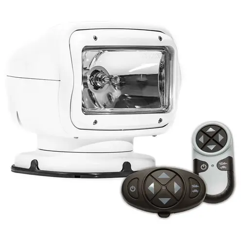 Golight GT Series Halogen Permanent Mount Searchlight with Dual Wireless Remotes Golight GT Series Halogen Permanent Mount Searchlight with Dual Wireless Remotes