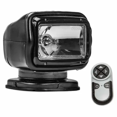 Radioray GT Series Halogen Permanent Mount Searchlight with Wireless Handheld Remote Radioray GT Series Halogen Permanent Mount Searchlight with Wireless Handheld Remote