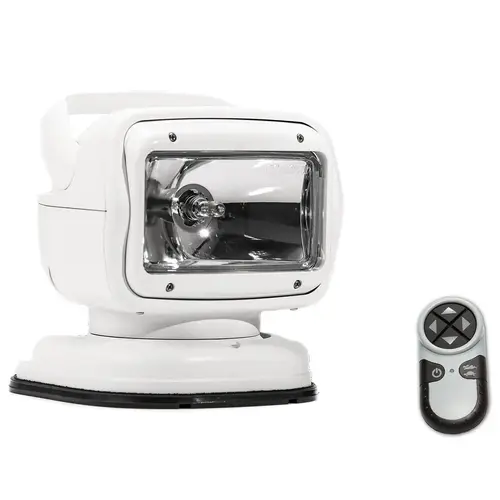 Radioray GT Series Halogen Searchlight, Portable Magnetic Mount Shoe with Wireless Handheld Remote Radioray GT Series Halogen Searchlight, Portable Magnetic Mount Shoe with Wireless Handheld Remote