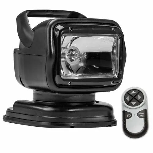 Radioray GT Series Halogen Searchlight, Portable Magnetic Mount Shoe with Wireless Handheld Remote Radioray GT Series Halogen Searchlight, Portable Magnetic Mount Shoe with Wireless Handheld Remote