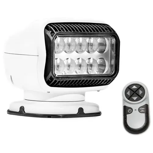 Radioray GT Series LED Permanent Mount Searchlight with Wireless Handheld Remote Radioray GT Series LED Permanent Mount Searchlight with Wireless Handheld Remote