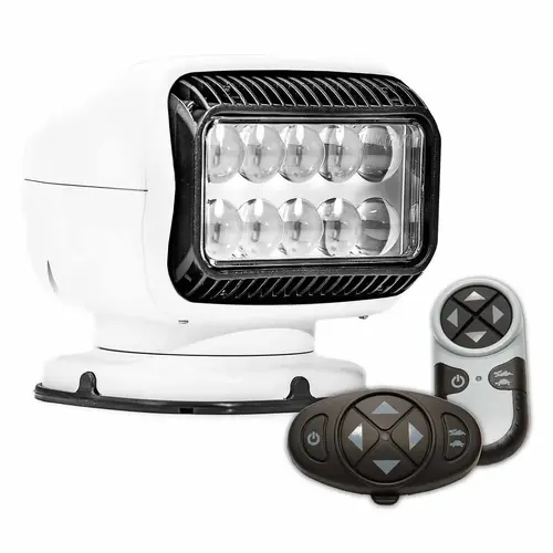 Radioray GT Series LED Permanent Mount Searchlight with Dual Wireless Remotes Radioray GT Series LED Permanent Mount Searchlight with Dual Wireless Remotes