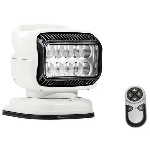 Golight GT Series LED Searchlight, Permanent Mount Shoe with Wireless Handheld Remote Golight GT Series LED Searchlight, Permanent Mount Shoe with Wireless Handheld Remote