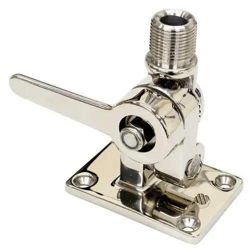 Dual Axis Ratchet Mount, Chromed Zamak Dual Axis Ratchet Mount, Chromed Zamak