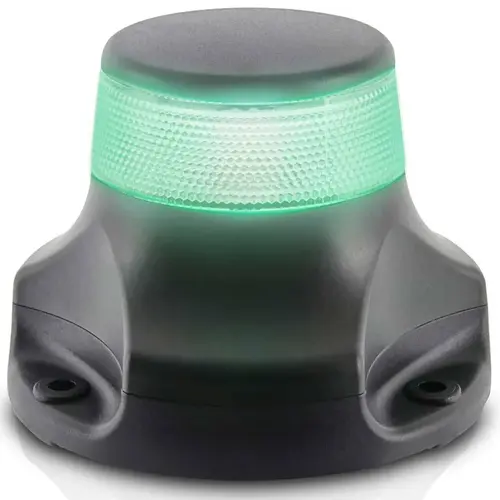 NaviLED 360 Pro LED All-Round Starboard Navigation Light Green with Black Housing NaviLED 360 Pro LED All-Round Starboard Navigation Light Green with Black Housing