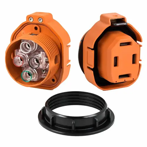 50 Amp SmartPlug Female Receptacle, 125V/250V 50 Amp SmartPlug Female Receptacle, 125V/250V