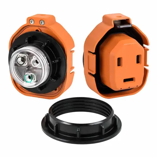 30 Amp SmartPlug Female Receptacle, 125V 30 Amp SmartPlug Female Receptacle, 125V