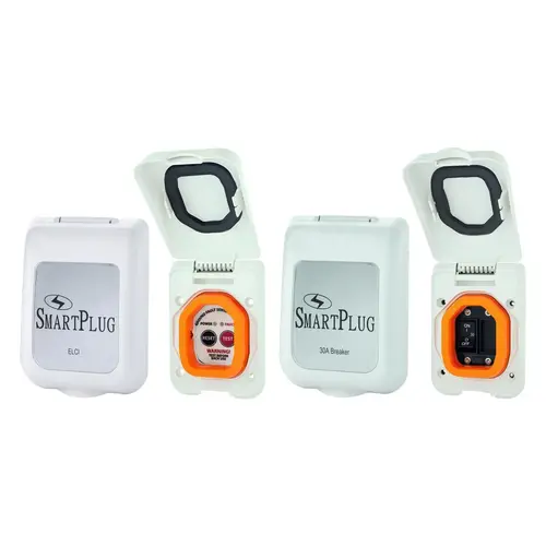 Combo Kit w/ELCI Sensor & 30A Breaker, Non-Metallic Door Combo Kit w/ELCI Sensor & 30A Breaker, Non-Metallic Door