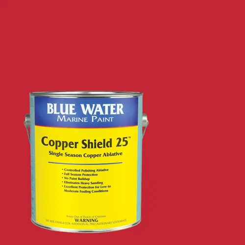 Copper Shield 25 Bottom Paint, Regatta Red, Gallon Copper Shield 25 Bottom Paint, Regatta Red, Gallon