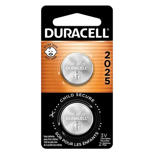2025 Lithium Coin Batteries, 3X, 2-Pack 2025 Lithium Coin Batteries, 3X, 2-Pack