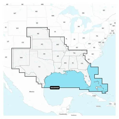 Navionics+ U.S. South, Navionics+ microSD/SD card NAUS006R Navionics+ U.S. South, Navionics+ microSD/SD card NAUS006R