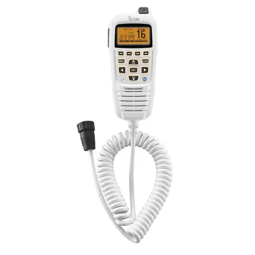 CommandMic IV with YELLOW Backlit LCD, in Super WHITE CommandMic IV with YELLOW Backlit LCD, in Super WHITE