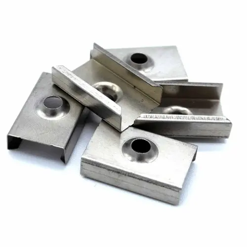Eclipse Stainless Steel Strip Light Brackets, 25-Pack Eclipse Stainless Steel Strip Light Brackets, 25-Pack
