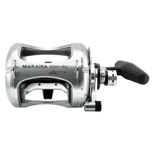 Makaira Special Edition 2-Speed Silver Conventional Reels Makaira Special Edition 2-Speed Silver Conventional Reels