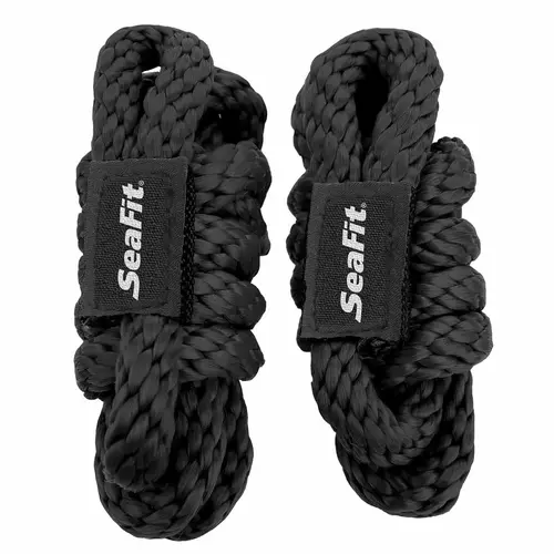 3/8" x 5 ft Fender Line, Double Braid Nylon, Black, Pair 3/8" x 5 ft Fender Line, Double Braid Nylon, Black, Pair