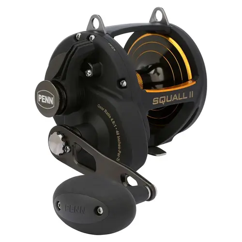 Squall II Lever Drag Conventional Reels Black/Gold Squall II Lever Drag Conventional Reels Black/Gold
