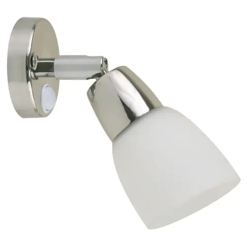 41365P Stainless LED Reading Light with Glass Shade 41365P Stainless LED Reading Light with Glass Shade