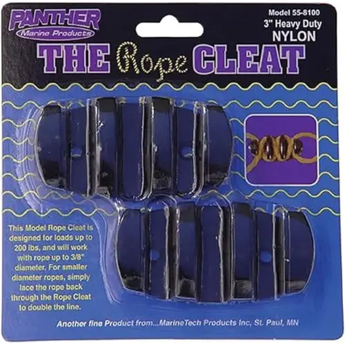 The Rope Cleat, Nylon, 3", 2-Pack The Rope Cleat, Nylon, 3", 2-Pack