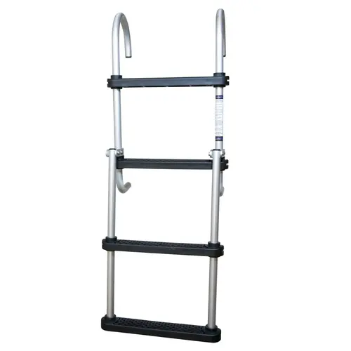 4-Step Pontoon Ladder, Foldable/Removable 4-Step Pontoon Ladder, Foldable/Removable