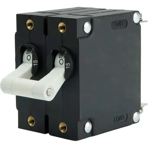 A-Series AC Double Pole Panel Mount Circuit Breakers A-Series AC Double Pole Panel Mount Circuit Breakers