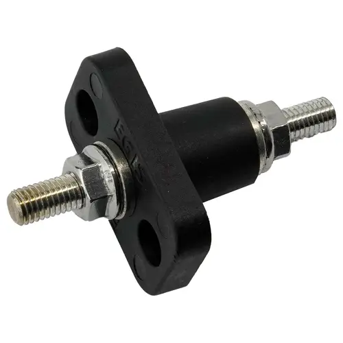 Feed Through Terminal, Black, M8 (5/16") Feed Through Terminal, Black, M8 (5/16")