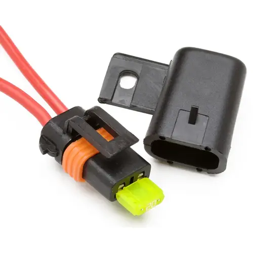 HHU Inline Waterproof ATM Fuse Holder with Cover, 30 Amp Max HHU Inline Waterproof ATM Fuse Holder with Cover, 30 Amp Max