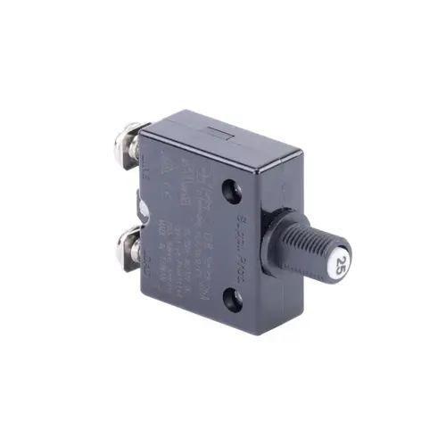 Circuit Breaker, Push Button, 25A Circuit Breaker, Push Button, 25A