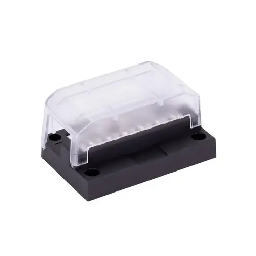 408 Series Ground Bus Bar, 12 Terminal w/ Cover 408 Series Ground Bus Bar, 12 Terminal w/ Cover