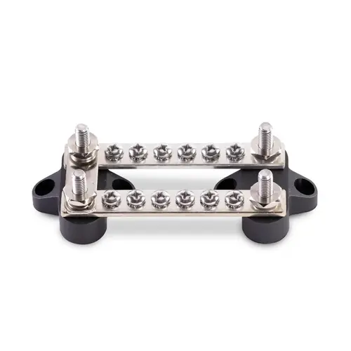 Dual Bus Bar, 150A Heavy Duty 6 Gang Dual Bus Bar, 150A Heavy Duty 6 Gang