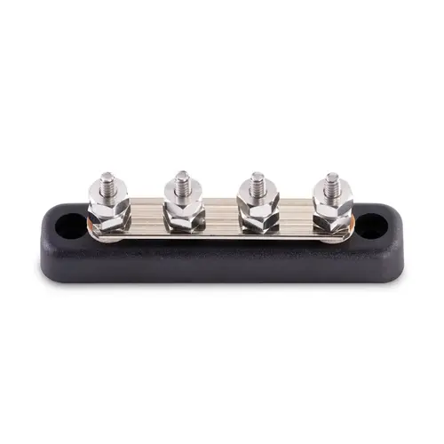 Bus Bar, 100A Mini - 4 Stud with Cover Bus Bar, 100A Mini - 4 Stud with Cover