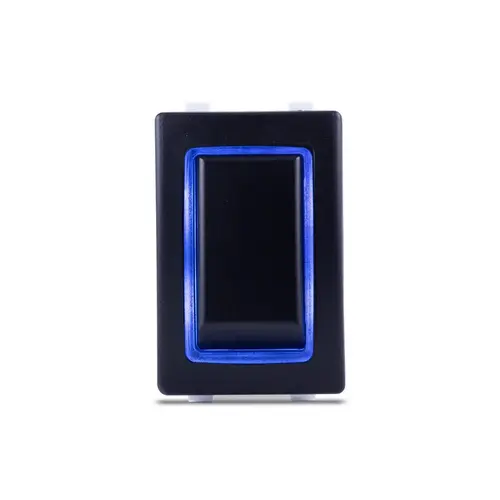 Rocker Switch, Halo SPST, Blue Halo Rocker Switch, Halo SPST, Blue Halo
