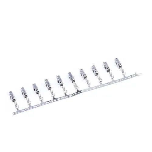 13.5-17 AWG wire. 15A Current Rating Tin Crimp Type Wire Terminal 13.5-17 AWG wire. 15A Current Rating Tin Crimp Type Wire Terminal
