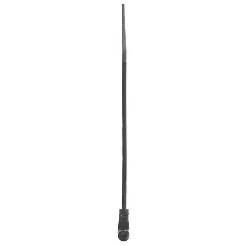 Nylon Cable Ties with Mounting Hole, Black, 100-Pack Nylon Cable Ties with Mounting Hole, Black, 100-Pack