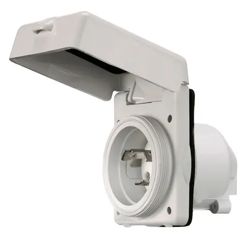 Hubbell Marine Hull Inlet, 30A 125V, Non-Metallic Hubbell Marine Hull Inlet, 30A 125V, Non-Metallic