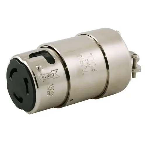 Hubbell Marine Locking Connector, 63A 230V, 1 Phase Hubbell Marine Locking Connector, 63A 230V, 1 Phase