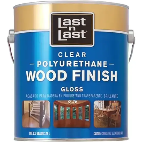 Last n Last Clear Polyurethane Wood Finish 550VOC - Gloss - Gallon Last n Last Clear Polyurethane Wood Finish 550VOC - Gloss - Gallon