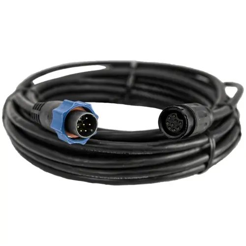M&M Cable, 9-Pin 1kW Series with Lowrance 10k, 7-pin Connector - 8m M&M Cable, 9-Pin 1kW Series with Lowrance 10k, 7-pin Connector - 8m