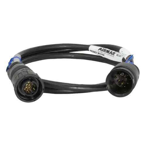 M&M Cable, 12-Pin Chirp Series, with Humminbird 14-Pin Connector L - 1m M&M Cable, 12-Pin Chirp Series, with Humminbird 14-Pin Connector L - 1m