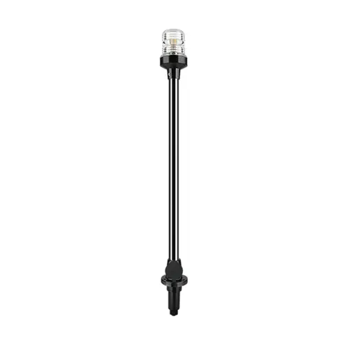 SEAFLO 03 Series All-Around LED Pole Navigation Light, 24" Height, 3 NM, 12-24V, 2.5W, Plug-In Mount with Base, Stainless Steel SEAFLO 03 Series All-Around LED Pole Navigation Light, 24" Height, 3 NM, 12-24V, 2.5W, Plug-In Mount with Base, Stainless Steel