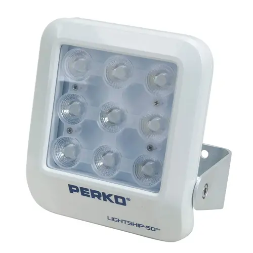 Lightship 50, 7500 Lumen LED Floodlight, White Lightship 50, 7500 Lumen LED Floodlight, White